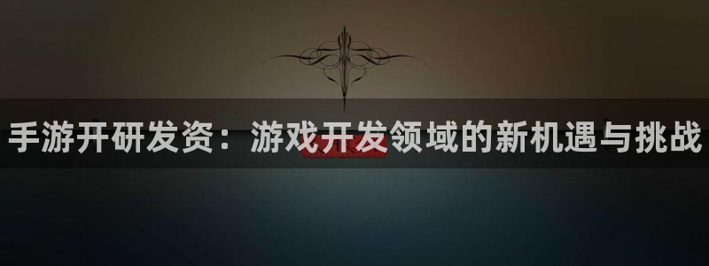 pg国际官网下载：手游开研发资：游戏开发领域的新机遇与挑战